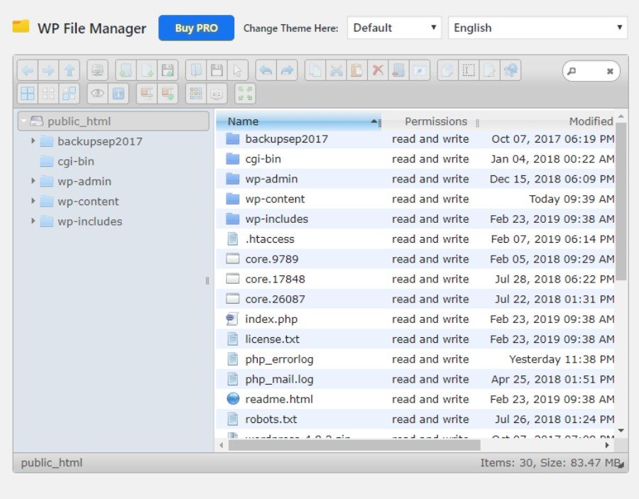 download folder cpanel file manager