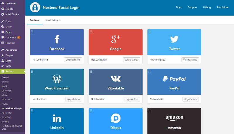 Social Media Login Register With Linked PHP code a2zwebhelp