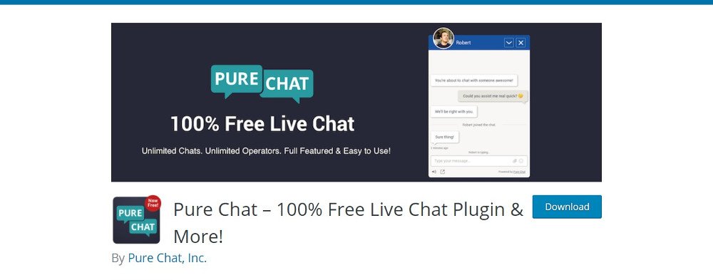 Pure chat plugin