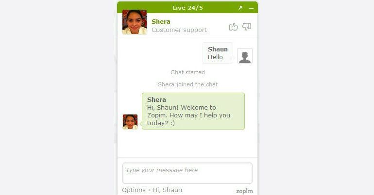 ZenDesk Live chat Form