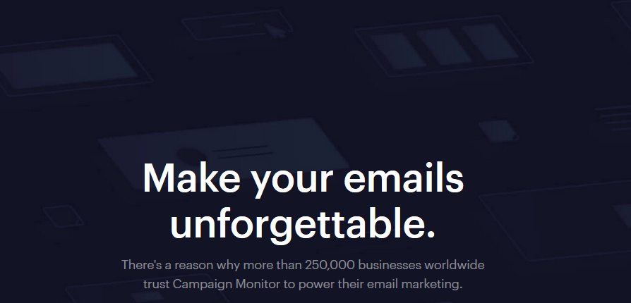 email marketing service provider - campaignmonitor