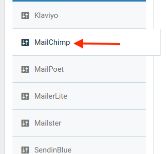 Setp two: configure mailchimp