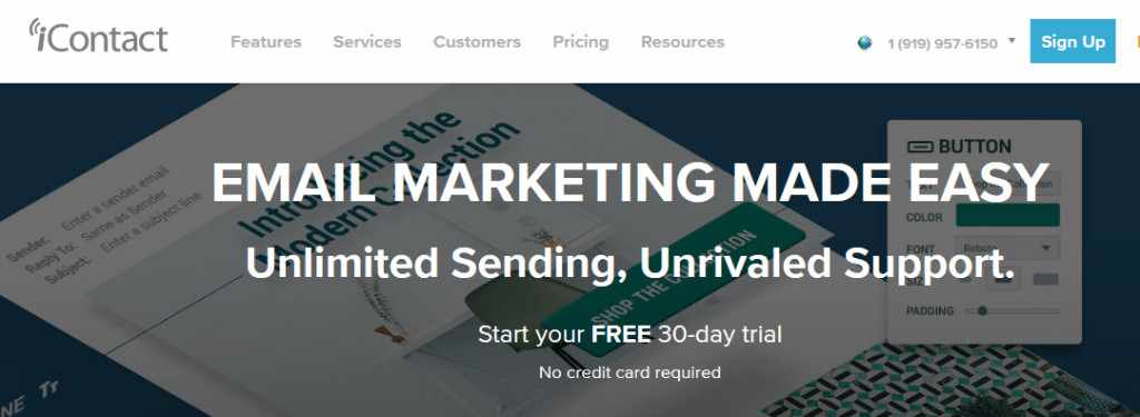 email marketing service provider - icontact