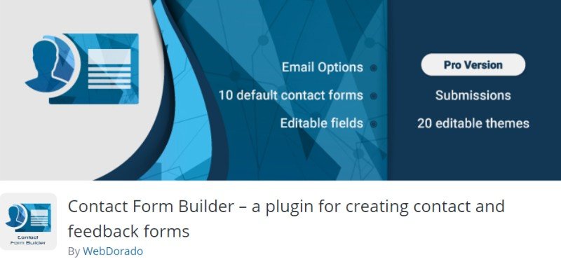 Contact Form Builder plugin