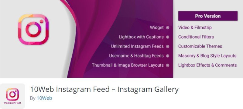 10Web Instagram Feed