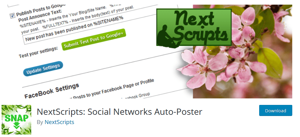 Next Script: Social Networks Auto-Poster