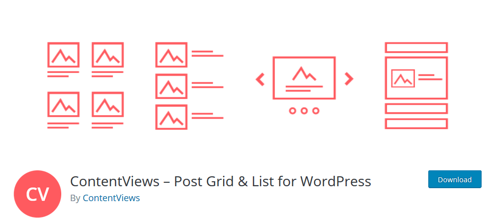 ContentView-Post Grid & List For WordPress