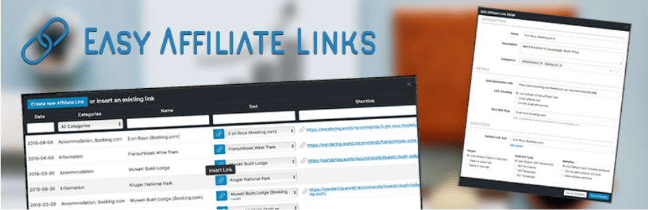 Easy Affiliate Links Plugin