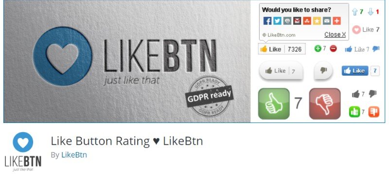 like button rating plugin