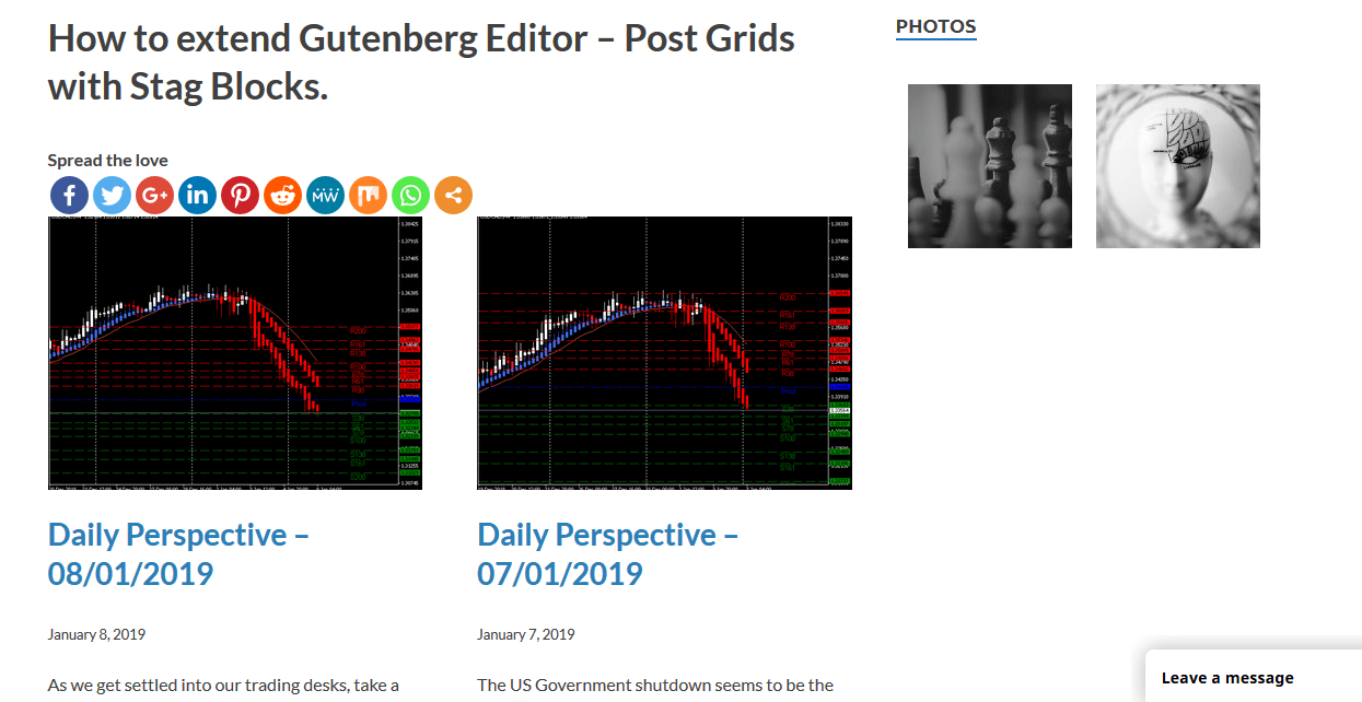 postgrid add pag postgrid grid view front