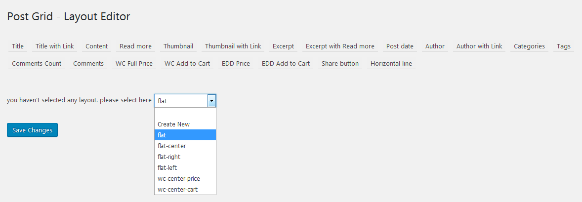 postgrid-layout editor