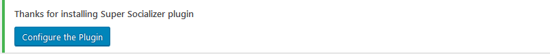 super socialiazer-configure