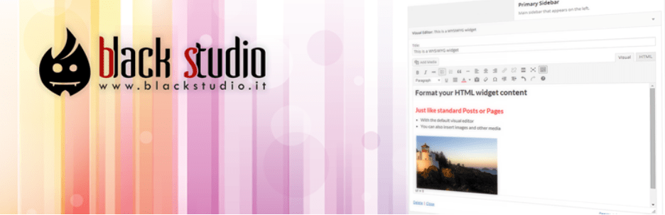 Black Studio TinyMCE widget
