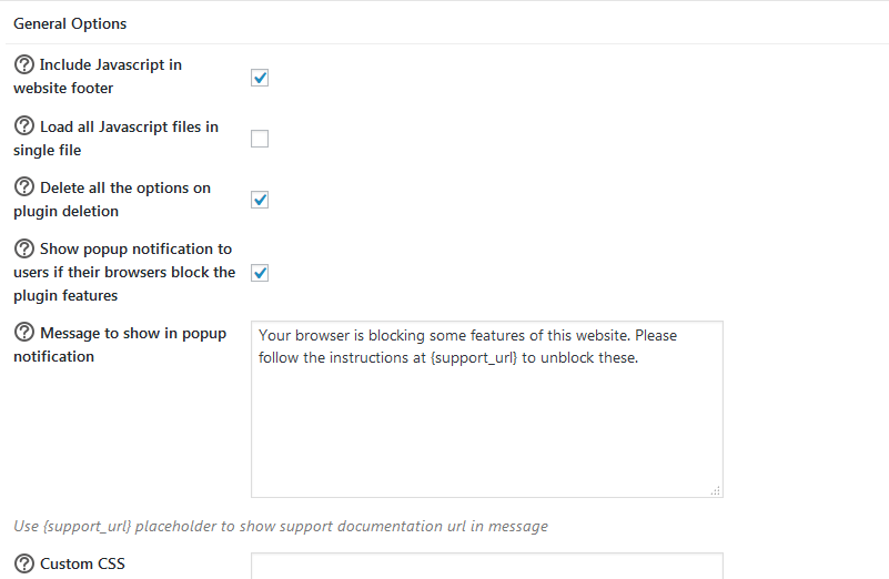super socialiazer-general options