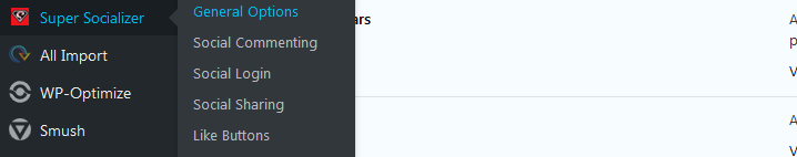 super socialiazer-menu