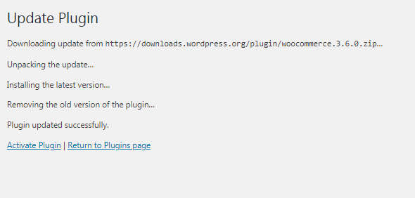 Activate the plugin after rolling back