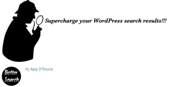 Better Search plugin for wordpress