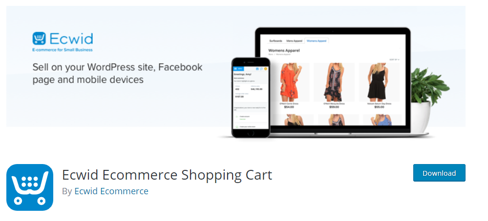 Ecwid eCommerce Shopping Cart plugin