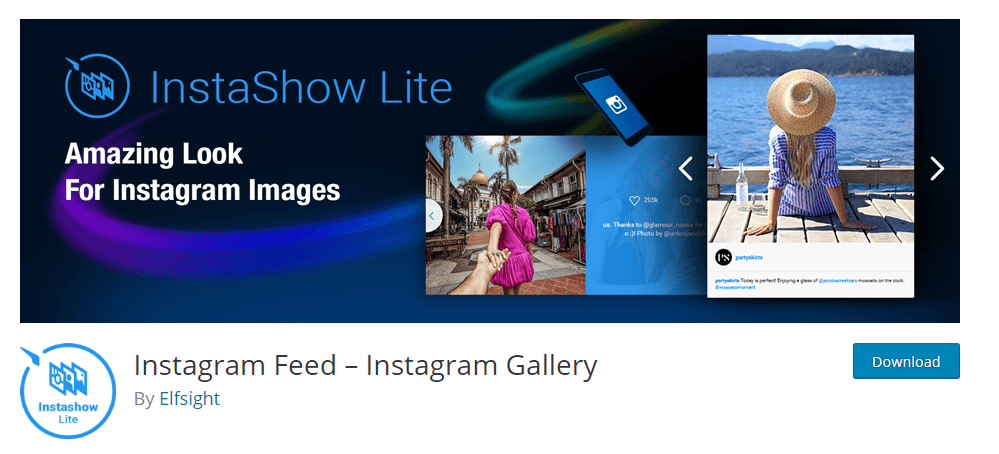 Instagram Feed Instagram Gallery plugin