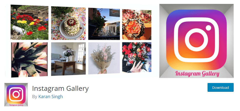 Instagram Gallery plugin for WordPress