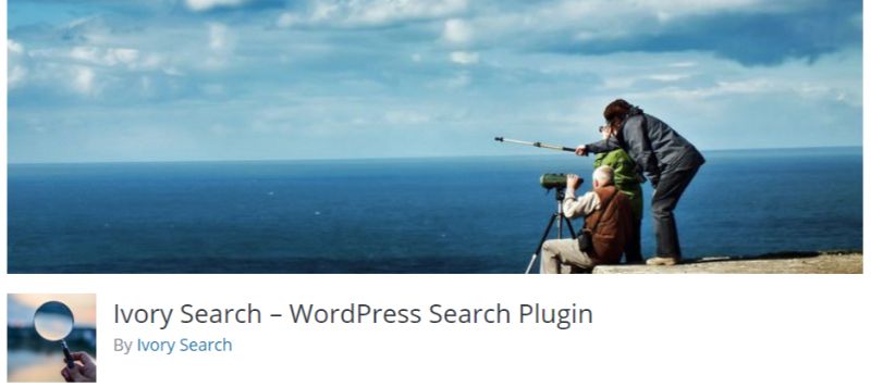 Ivory search plugin for WordPress