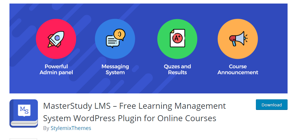 MasterStudy LMS Free Learning Management System WordPress Plugin For Online Courses