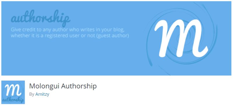 Molongui Authorship wordpress author box plugin