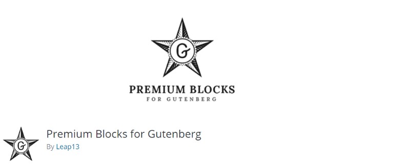 Premium Blocks for Gutenberg plugin for wordpress