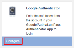 Setting up Google Authenticator