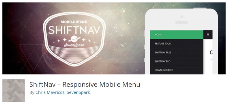 ShiftNav WordPress responsive menu plugin