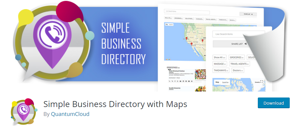 Simple Business Directory With Maps