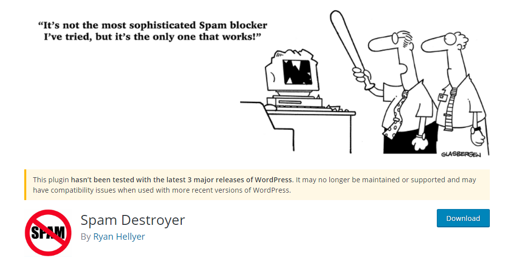 Spam Destroyer wordpress antispam plugin