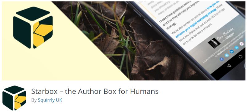 Starbox wordpress author box plugin