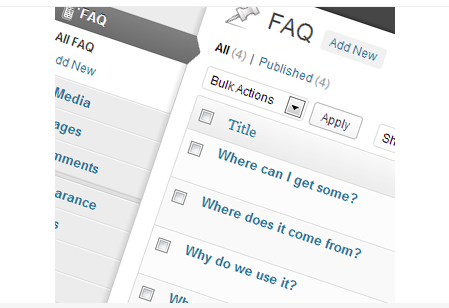 WP Awesome FAQ Plugin design