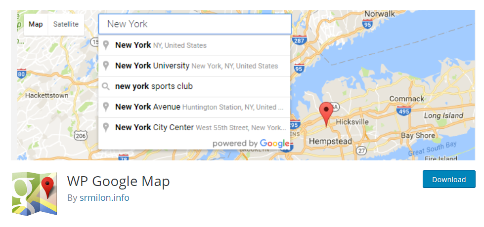 WP Google Map plugin in WordPress