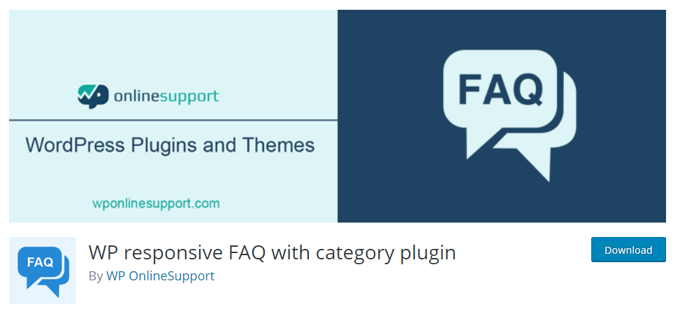 WP Responsive FAQ With Category Plugin