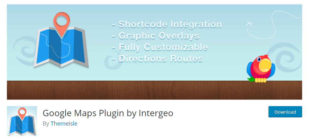 WordPress Google Maps Plugin By Intergeo