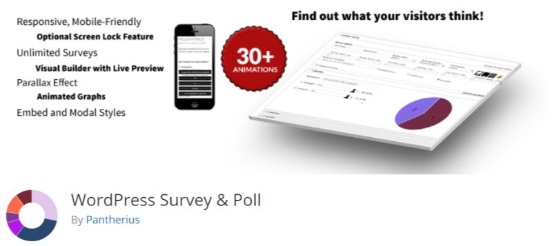 WordPress Survey Poll plugin