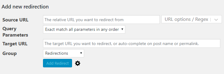 Add a new redirect