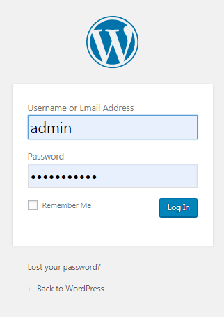 Test the 2 factor authentication in wordpress