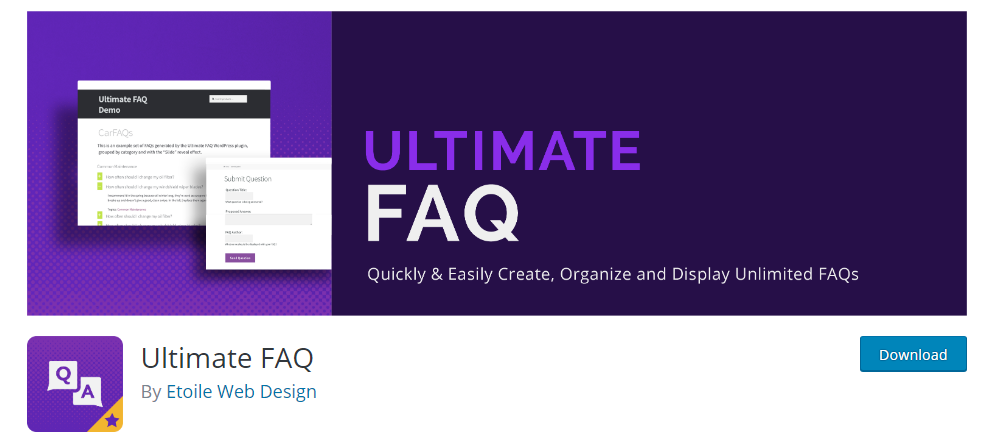 Ultimate FAQ wordpress plugin