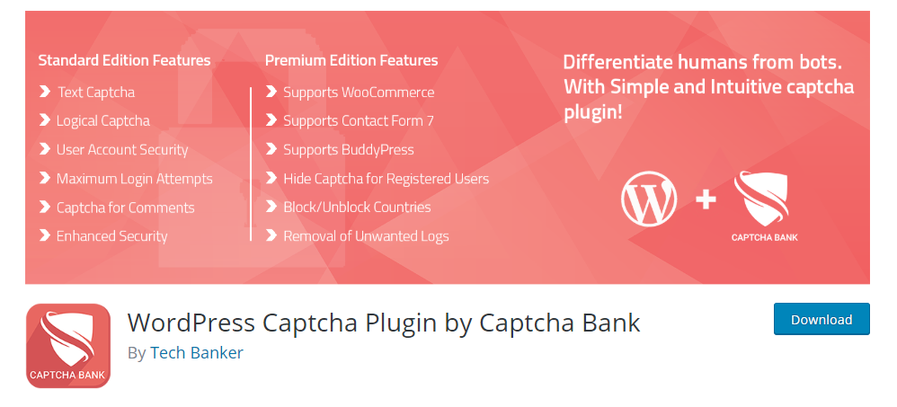 Wordpress Captcha Plugin By Captcha Bank