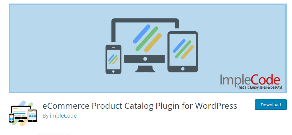 eCommerce Product Catalog Plugin For WordPress