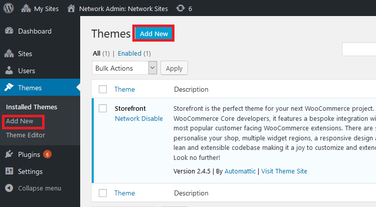 Network themes