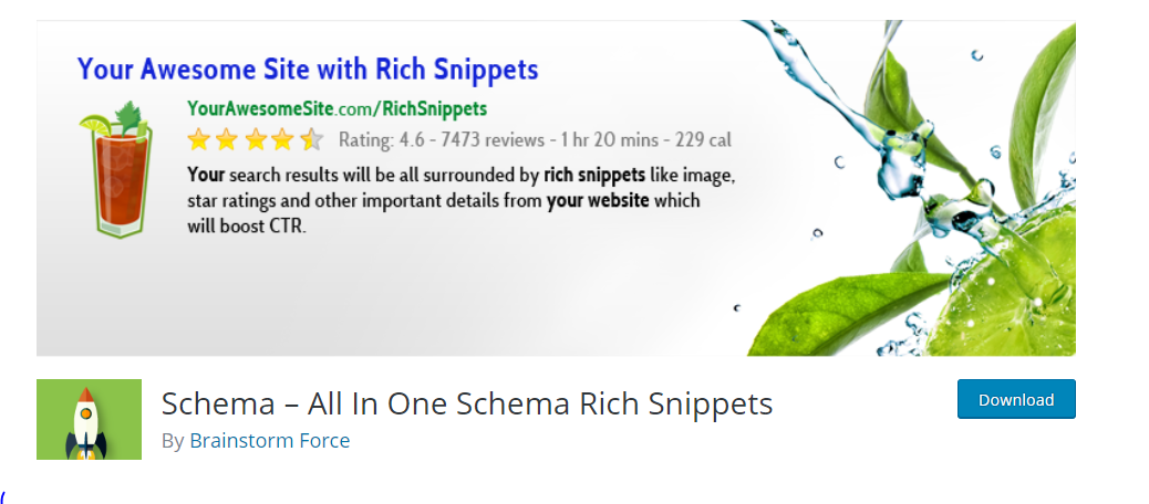 All In One Schema Rich Snippets plugin in WordPress