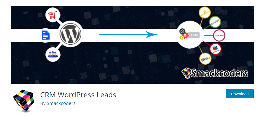 CRM WordPress Leads plugin