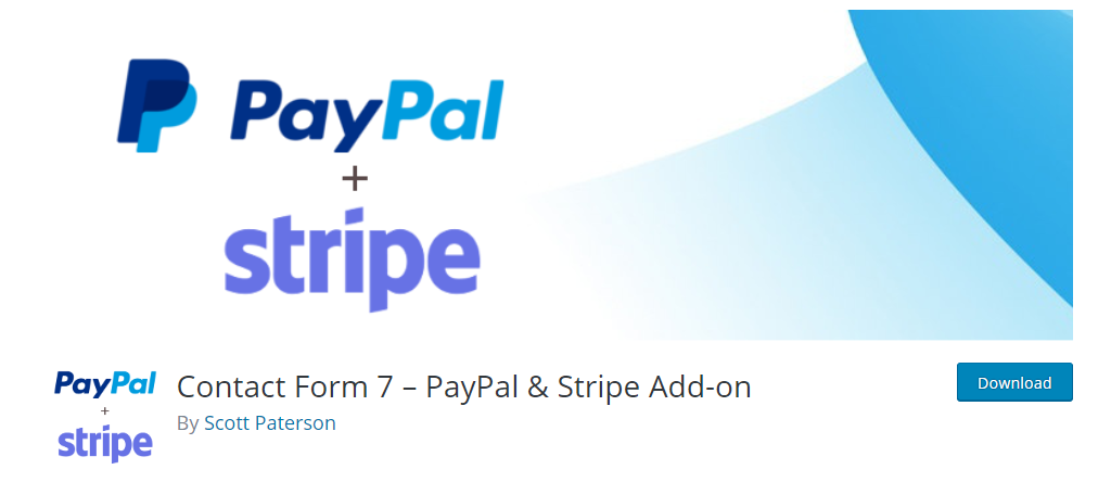 Contact Form 7 PayPal and Stripe Add on