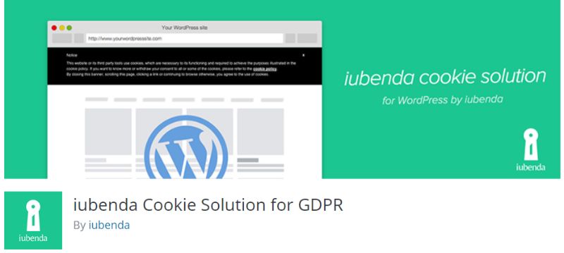 Iubenda Cookie Solution for GDPR