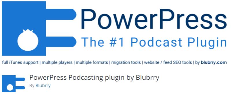 PowerPress WordPress Podcast plugins