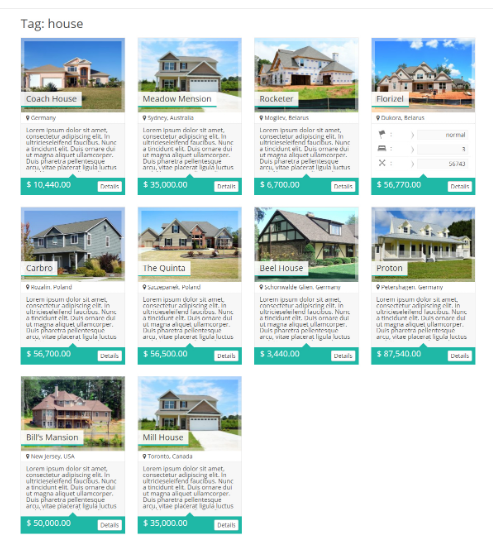 Real Estate Manager property listing type